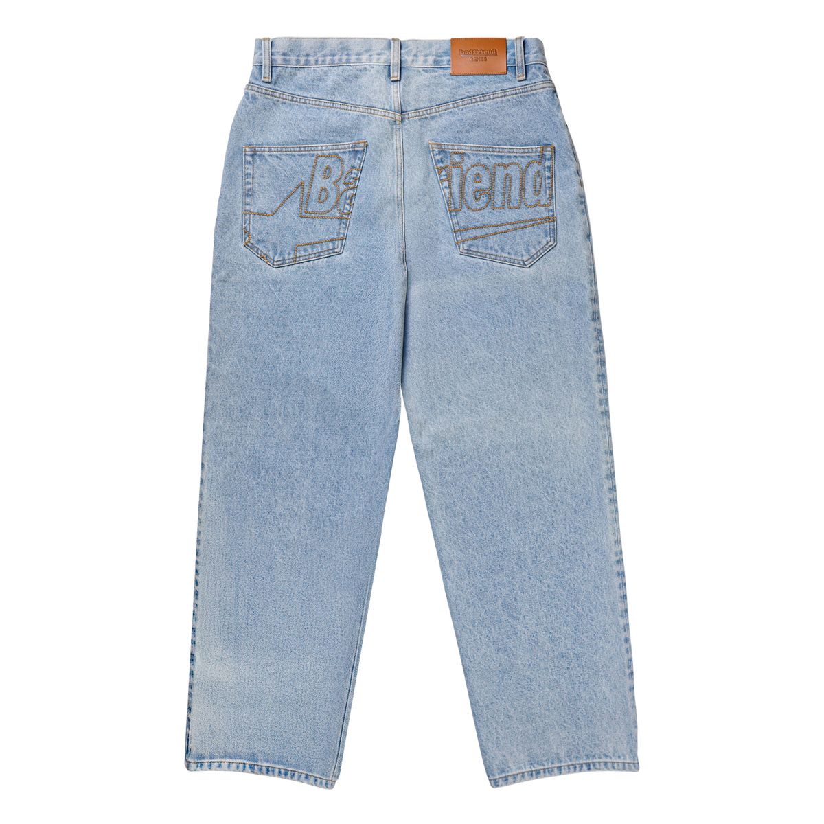 Star Pocket Light Wash Denim Pant