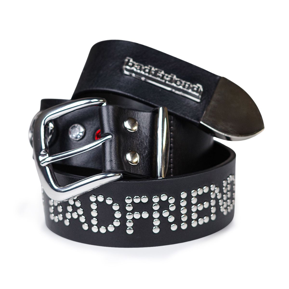 Badfriend Leather Studded Belt