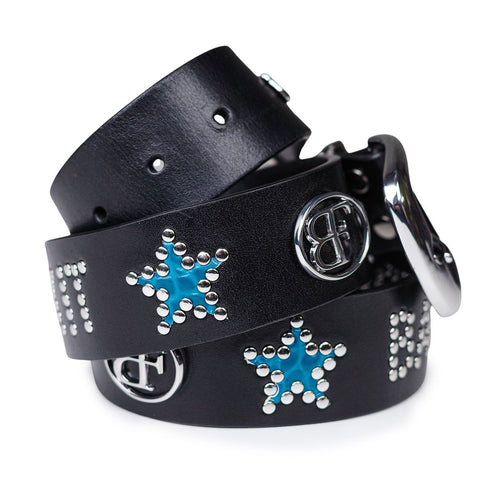 Badfriend Leather Studded Belt