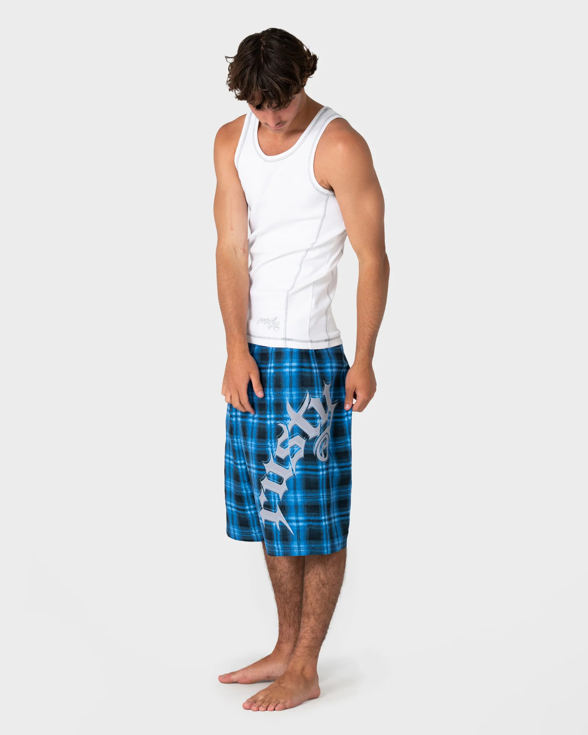 Primal Riot Fixed Waist Boardshort – Navy Blue