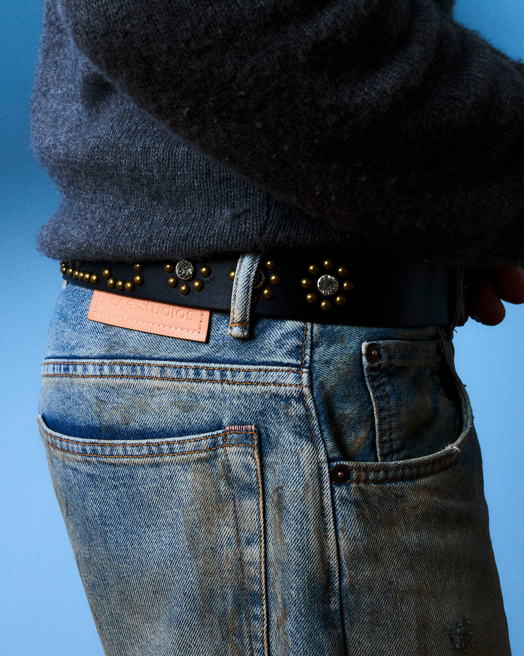 Pleasures Studded Belt – Black