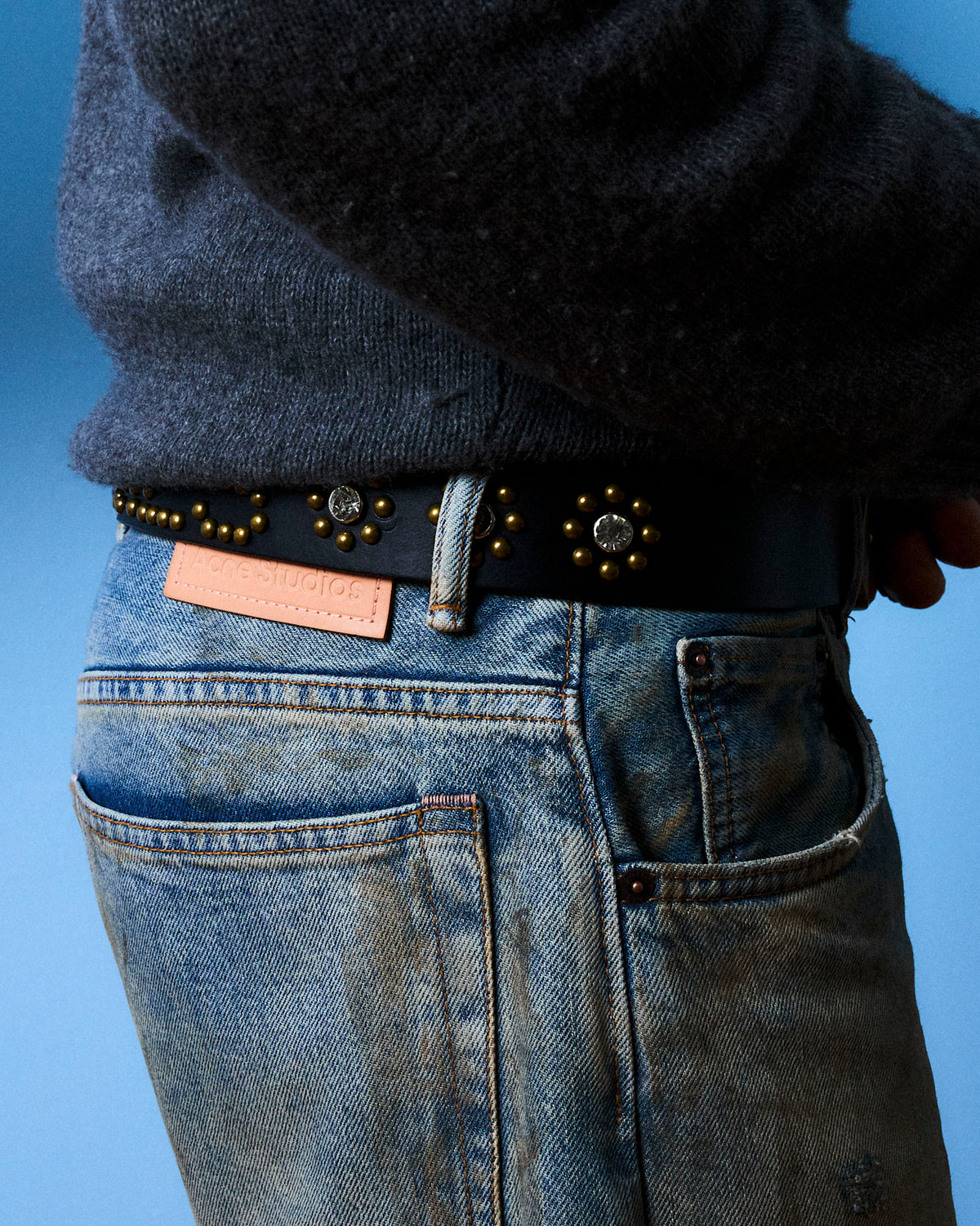 Pleasures Studded Belt – Black