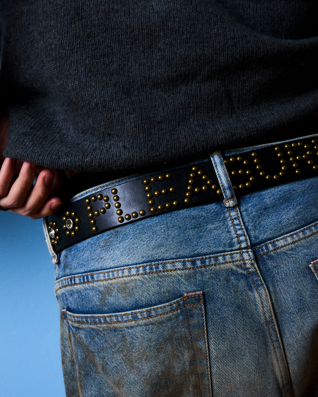 Pleasures Studded Belt – Black