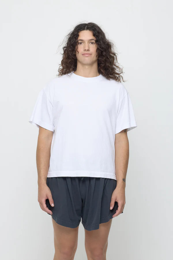 Boxier Trash Tee – White