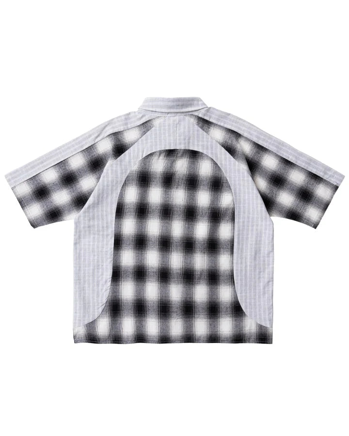 VELODROME SHORT SLEEVE BUTTON DOWN - BLACK – Black