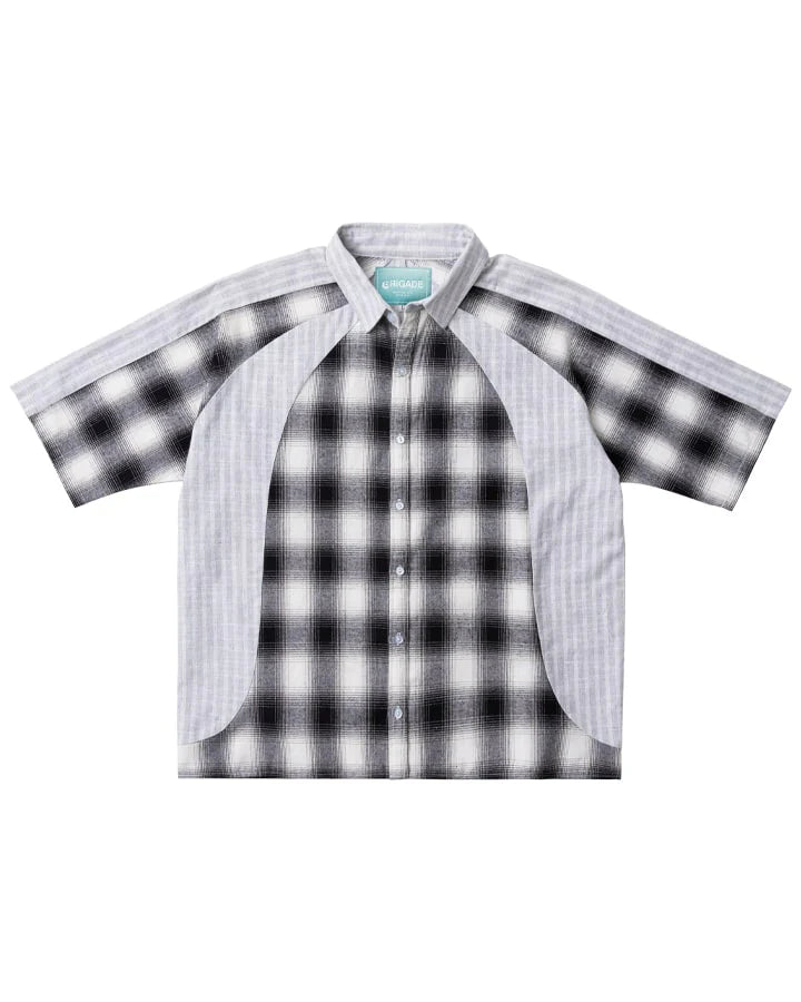 VELODROME SHORT SLEEVE BUTTON DOWN - BLACK – Black
