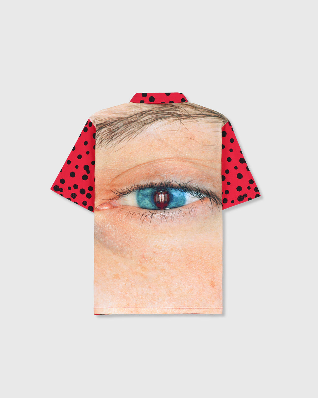 Bug Eye Button Up – Red