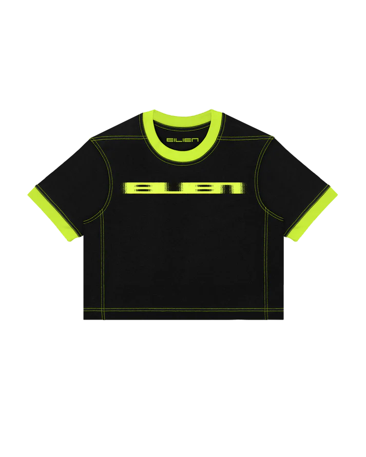 CROPPED RINGER FRAMEWORK T-SHIRT – EILIEN PULSAR