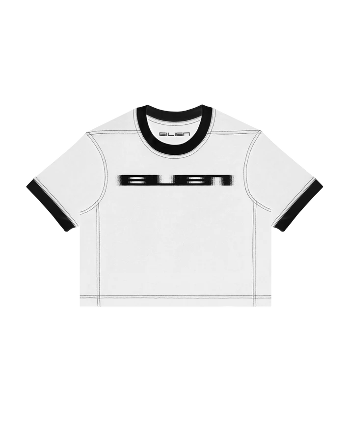 CROPPED RINGER FRAMEWORK T-SHIRT – EILIEN PULSAR
