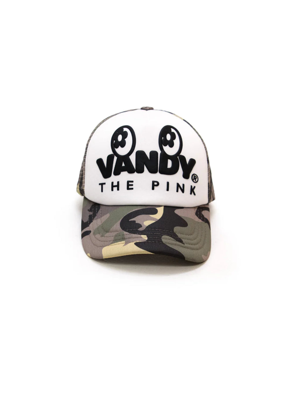 Eye Logo Trucker Hat - Yellow Camo