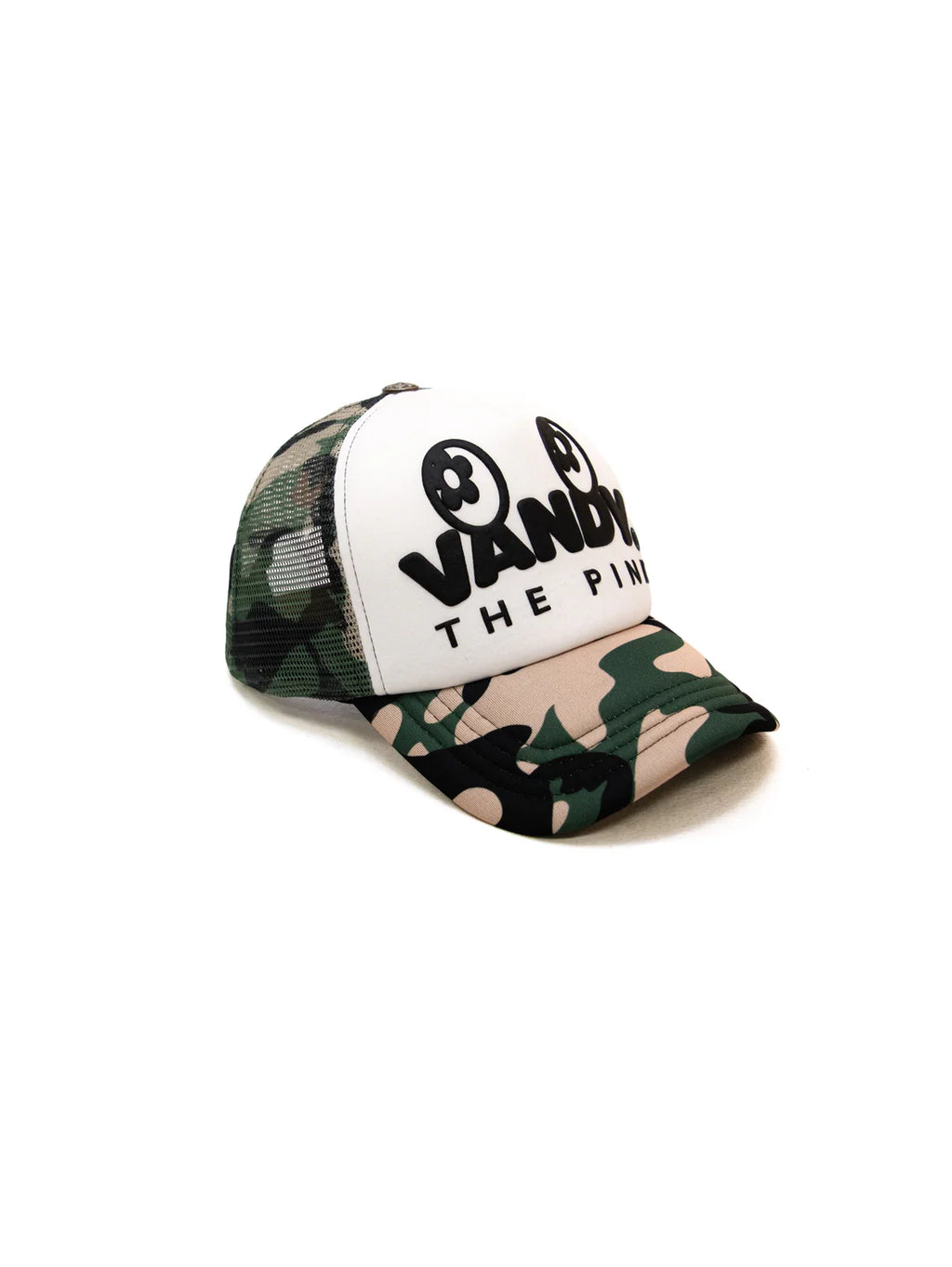 Eye Logo Trucker Hat - Green Camo