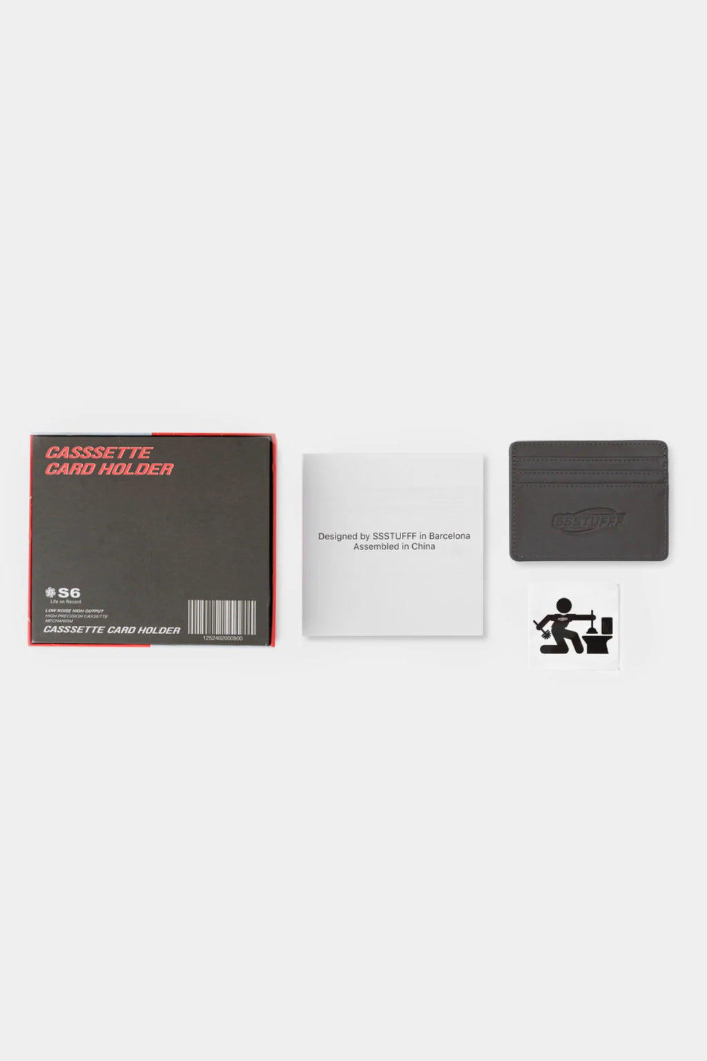 Cassette Card Holder – Grey