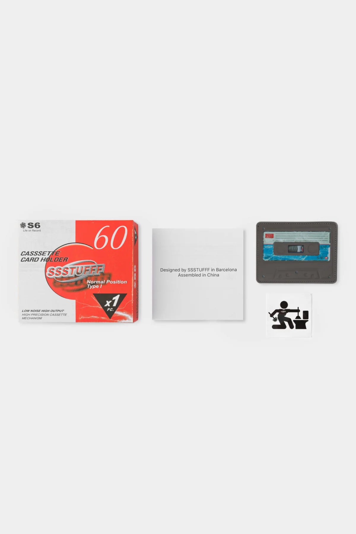 Cassette Card Holder – Grey
