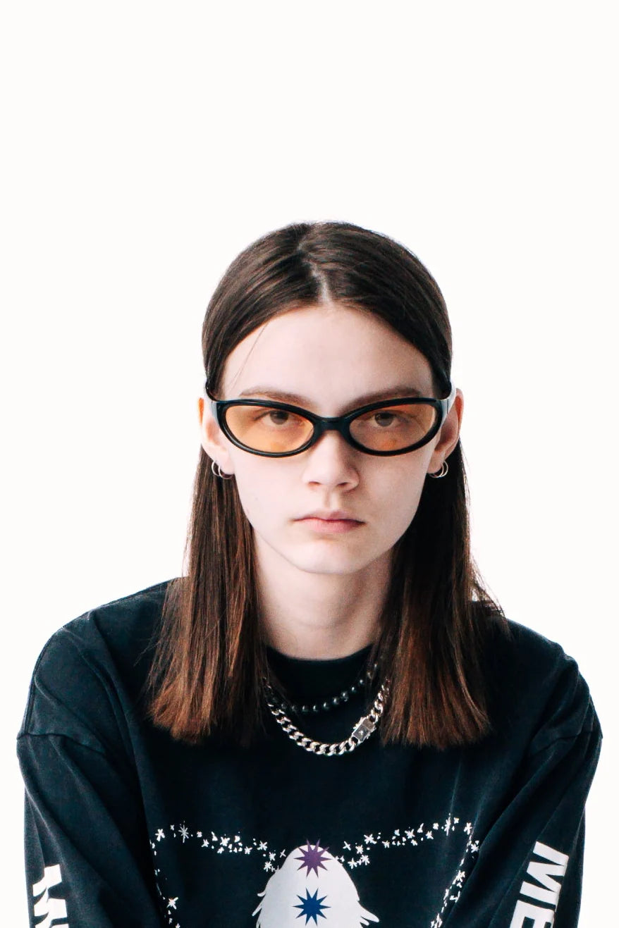 FACE SLAP SUNGLASSES – Black/Yellow