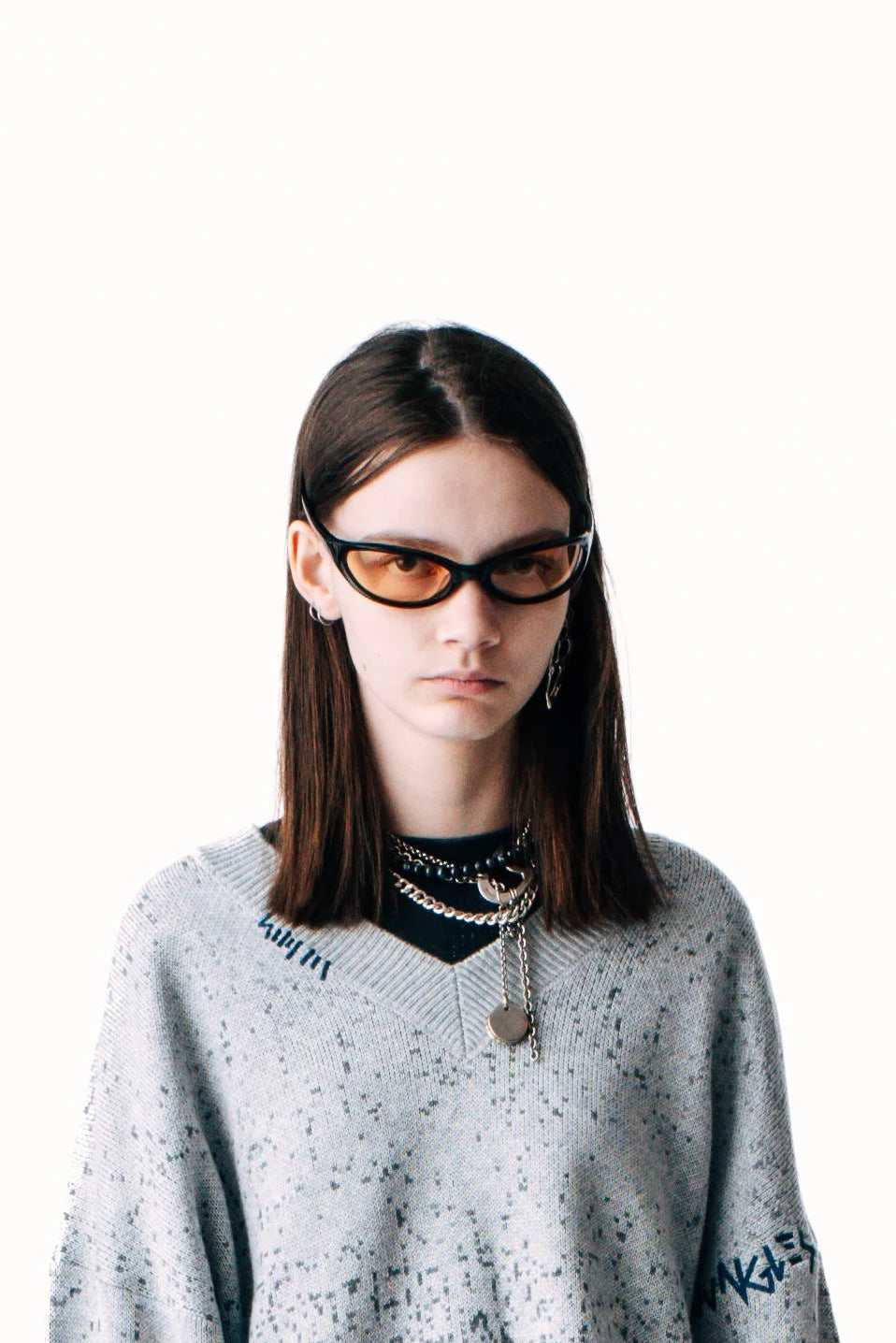 FACE SLAP SUNGLASSES – Black/Yellow