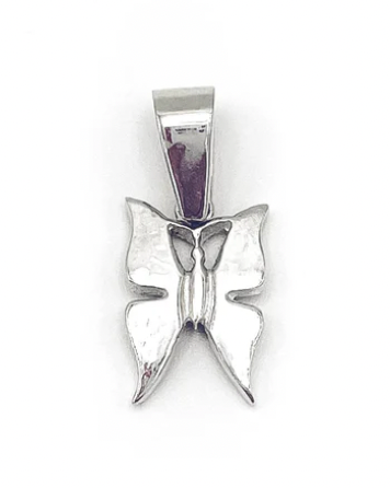 Butterfly Silver Charm Pendant