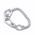 Irio Boxer Silver Bracelet
