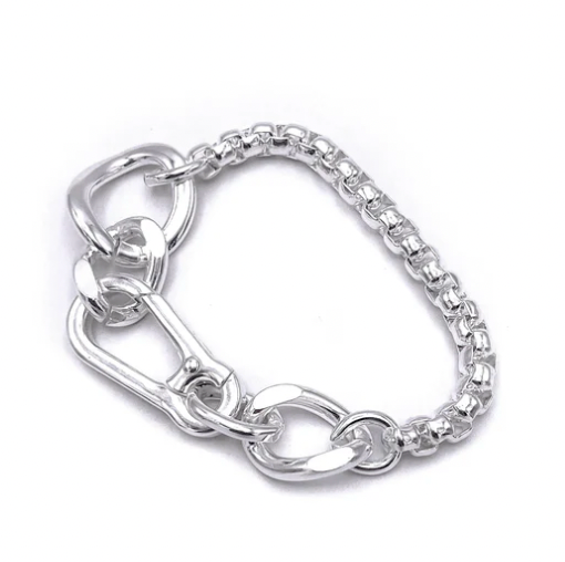 Irio Boxer Silver Bracelet