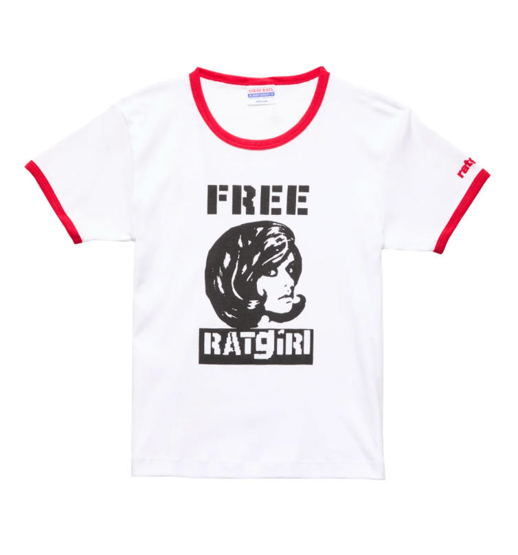 Free Ratgirl Ringer/White