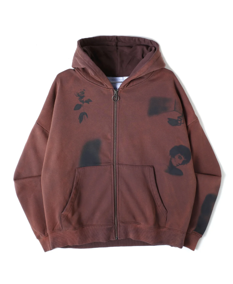Waiting Around Zip Hoodie