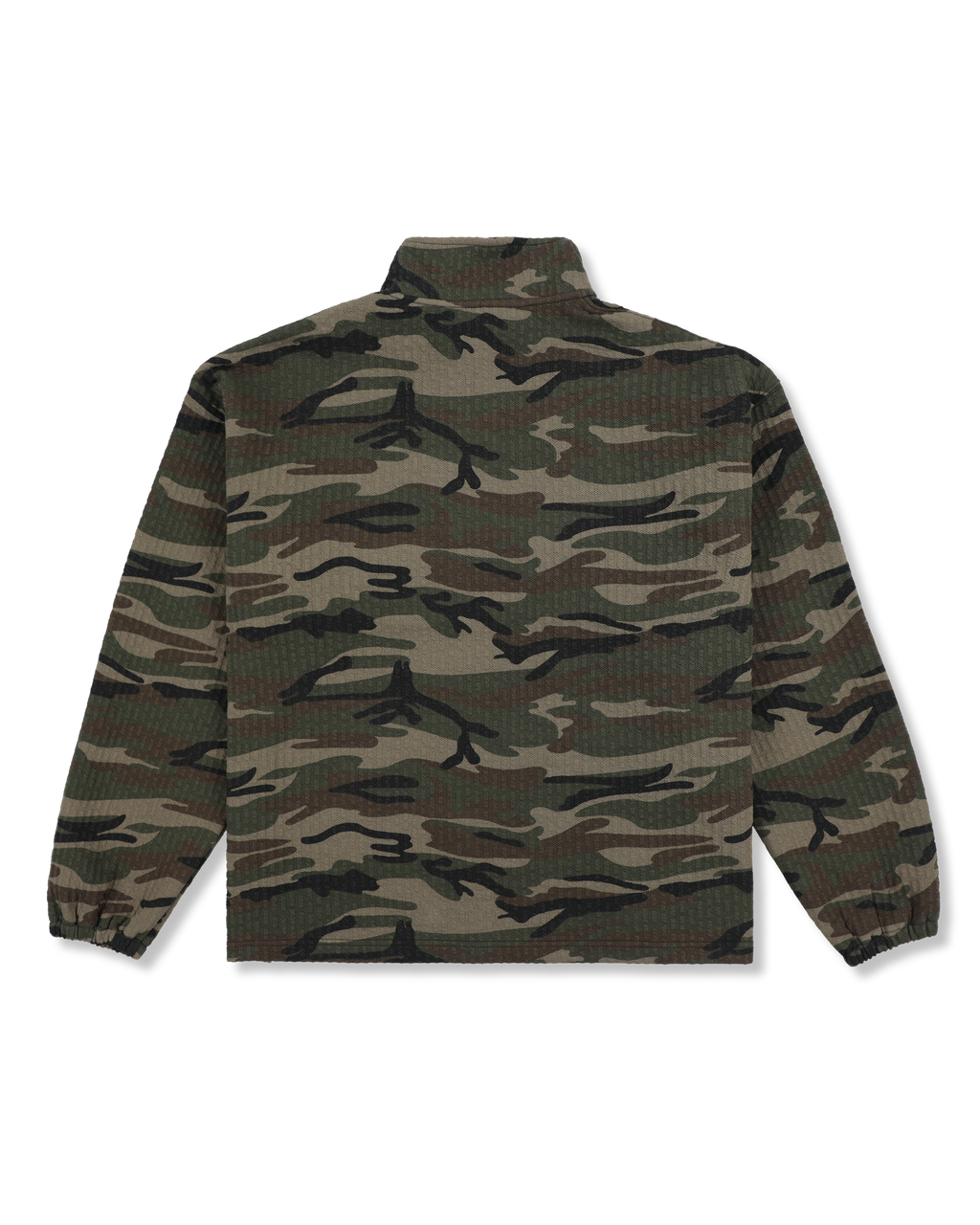 Textured Camo Quarter Zip – Camo