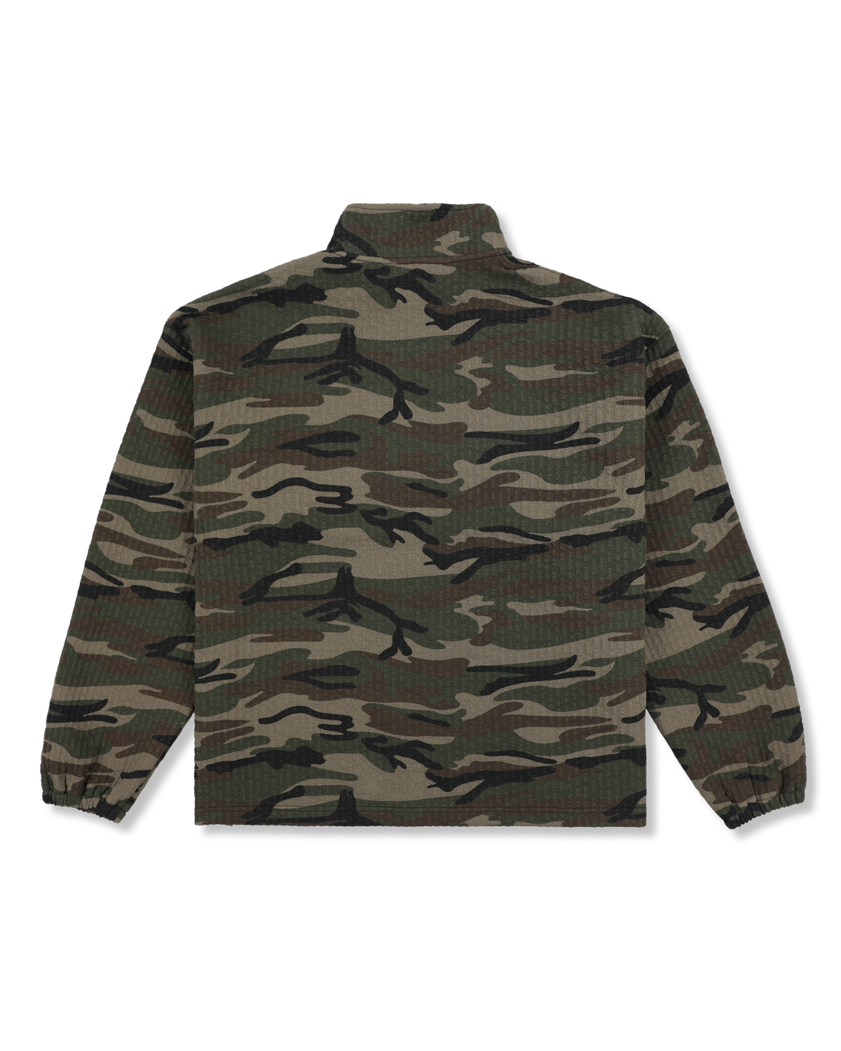 Textured Camo Quarter Zip – Camo