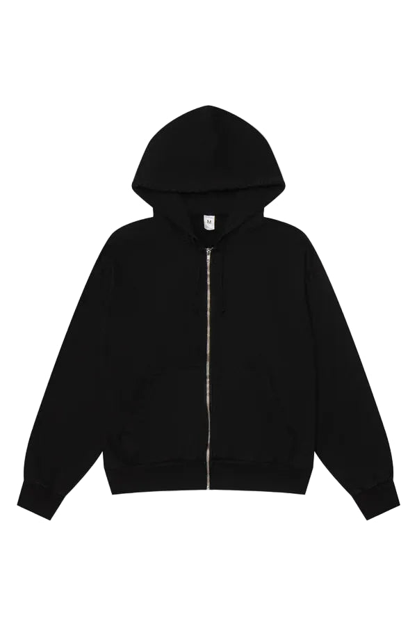 Trash Zip Up Hoodie – Black