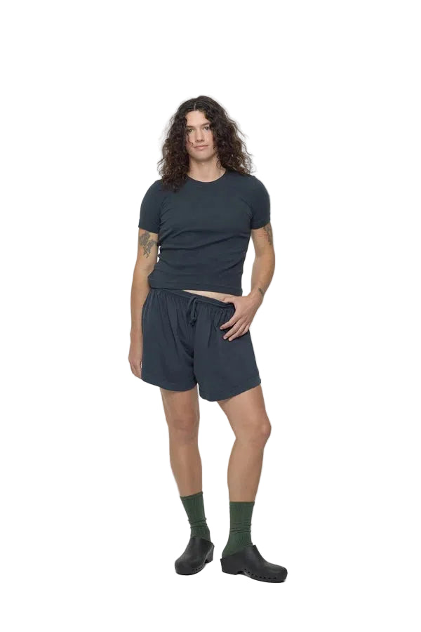 Rib Shorts – Slate
