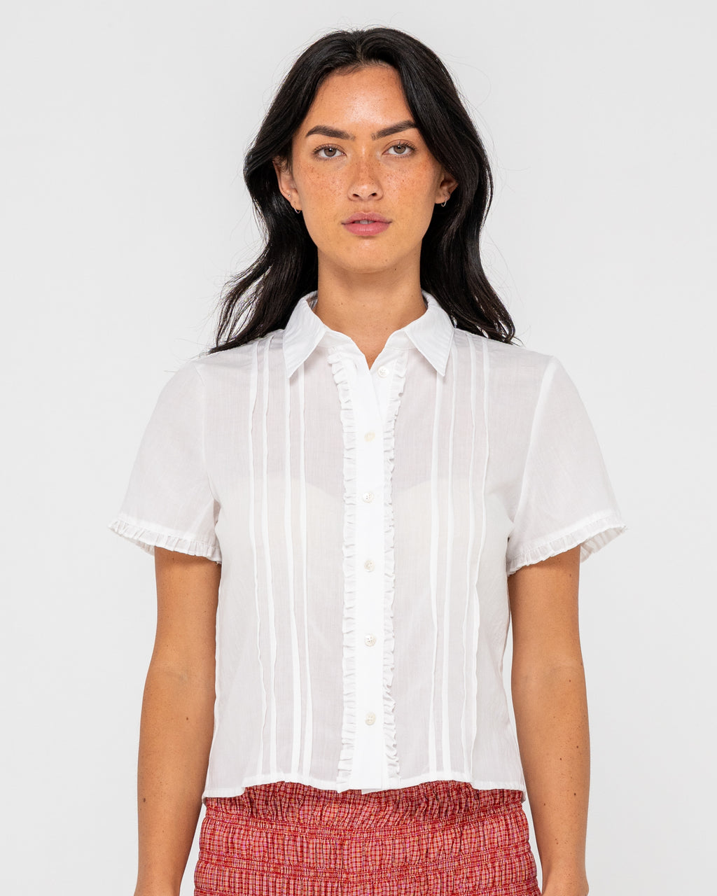 Winnie Short Sleeved Shirt – White