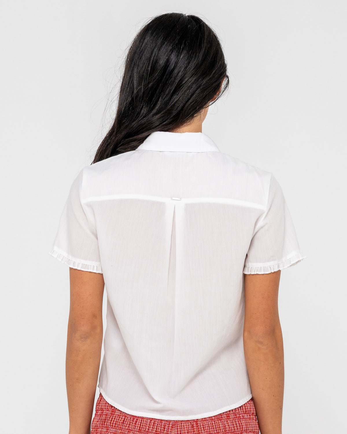 Winnie Short Sleeved Shirt – White
