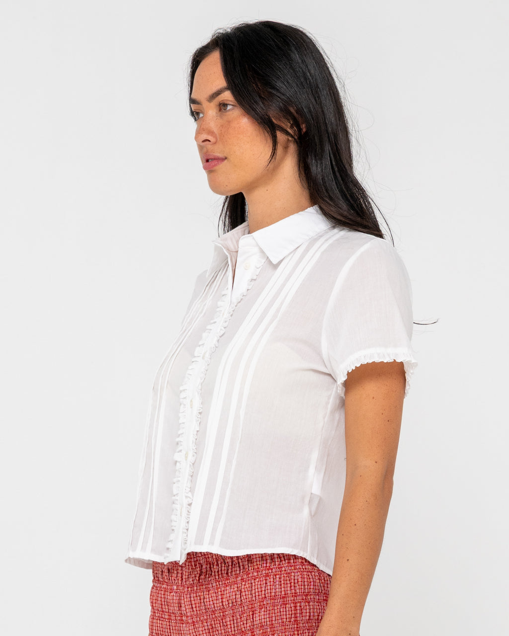 Winnie Short Sleeved Shirt – White