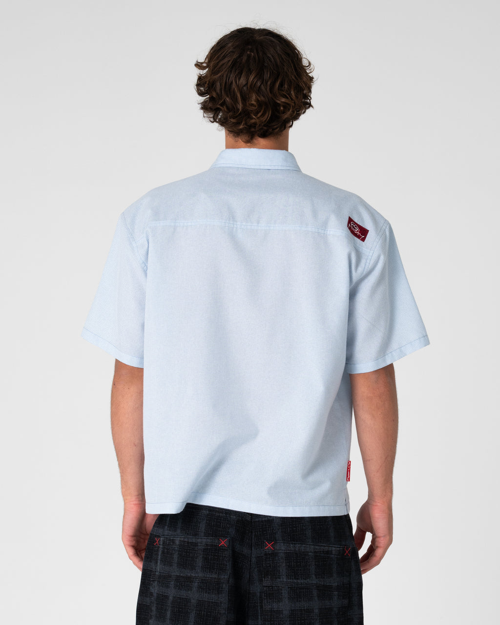 Crisis Short Sleeve Shirt – Sky Blue