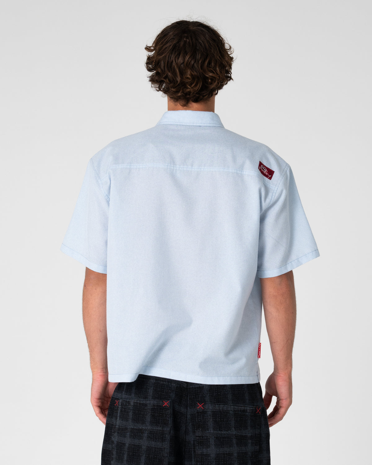 Crisis Short Sleeve Shirt – Sky Blue